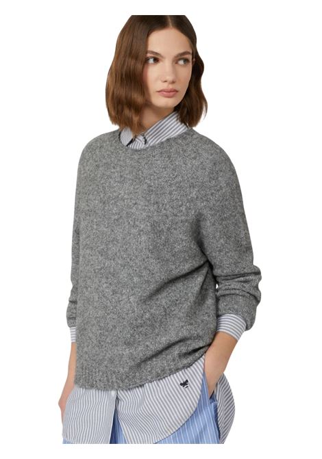 Maglia in alpaca e cotone - GRIGIO MEDIO Weekend MAXMARA | GHIACCI007